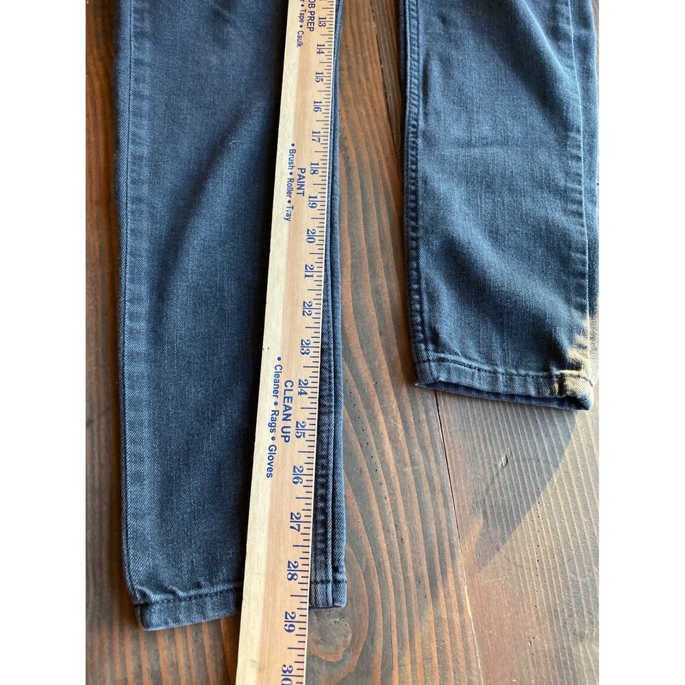 Levis 535 Super Skinny Jeans 29 Dark Wash Black Denim Minimalist Classic Pants - Picture 12 of 13